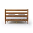Camaflexi Mid-Century Full Size Platform Bed - Castanho Finish