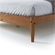 Camaflexi Mid-Century Full Size Platform Bed - Castanho Finish