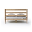 Camaflexi Mid-Century Full Size Platform Bed - Light Oak Finish