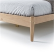 Camaflexi Mid-Century Full Size Platform Bed - Light Oak Finish
