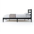 Camaflexi Mid-Century Full Size Platform Bed - Black Finish