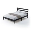 Camaflexi Mid-Century Full Size Platform Bed - Black Finish