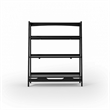 Camaflexi Mid Century Open Shelving Unit Black Finish