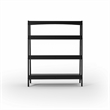 Camaflexi Mid Century Open Shelving Unit Black Finish