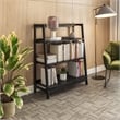 Camaflexi Mid Century Open Shelving Unit Black Finish