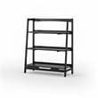Camaflexi Mid Century Open Shelving Unit Black Finish