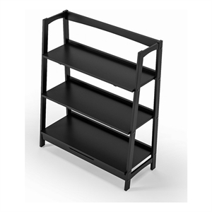 Camaflexi Mid Century Open Shelving Unit Black Finish