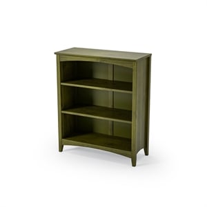 Camaflexi Shaker Style Bookcase - 36&quot H - Olive Grove Green Finish