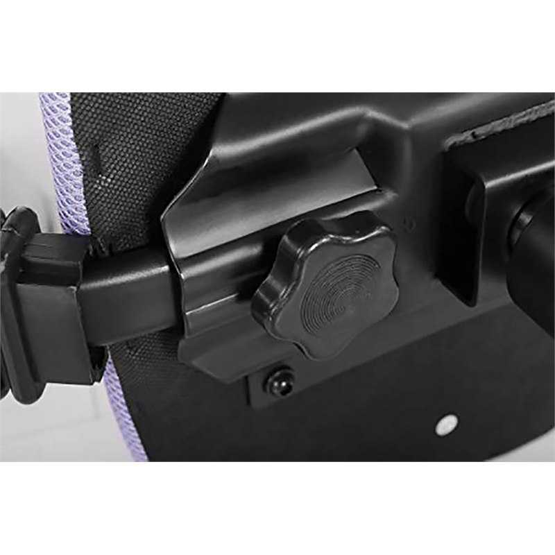 JJS Low-Back Adjustable Mesh & Plastic Teens Rolling Desk Chair in Animal/Orange