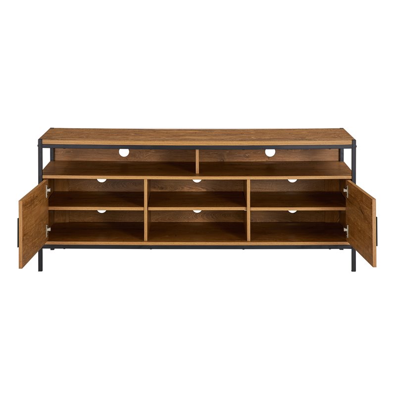 Caffoz Wood TV Media Stand for TVs up to 65