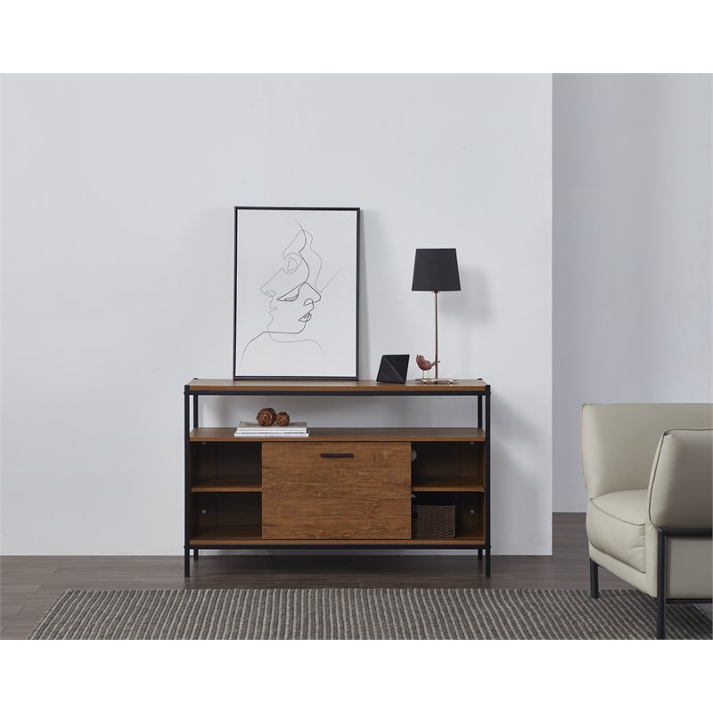 Caffoz Wood TV Media Stand for TVs up to 50