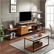 Caffoz Wood TV Media Stand for TVs up to 50