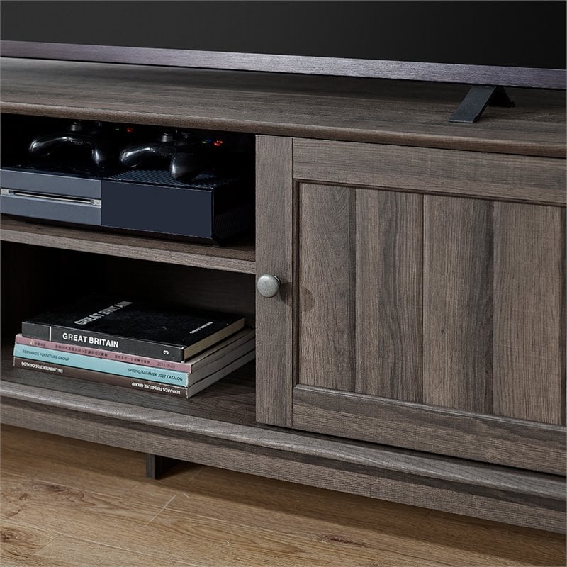Caffoz Newport Wood TV Media Stand for TVs up to 70