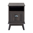 Caffoz Newport Series Wood Home Office File Cabinet with Drawer in Smoke Oak