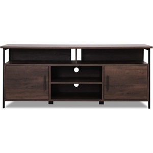 Caffoz Smith 58&quot Media TV Stand for TVs Up to 60&quot in Smoky Oak