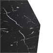 Caffoz Nesting Tables Set of 2-Black Faux Marble-Engineered Wood-No Assembly