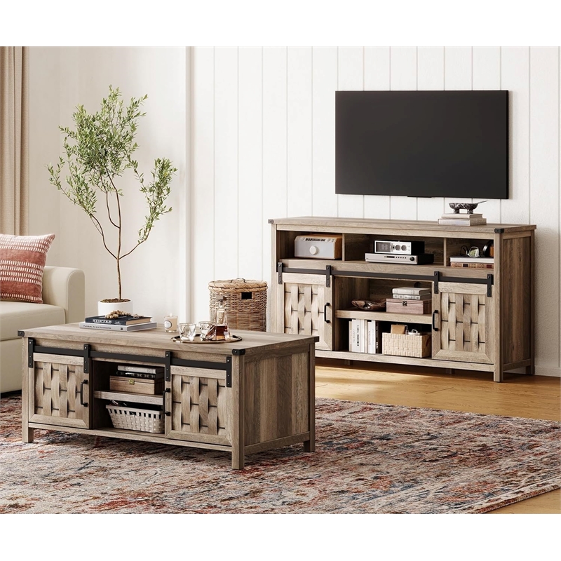 Tall Farmhouse TV Stand 70