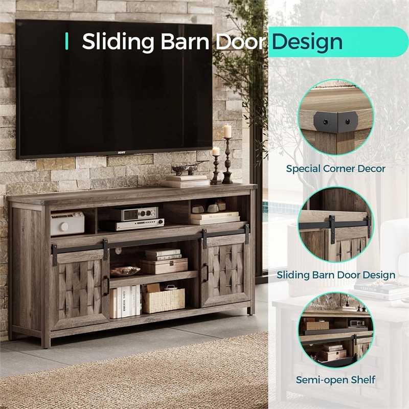 Tall Farmhouse TV Stand 70