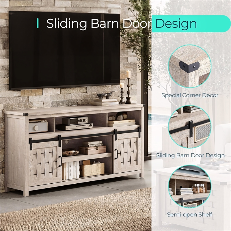 Tall Farmhouse TV Stand 70