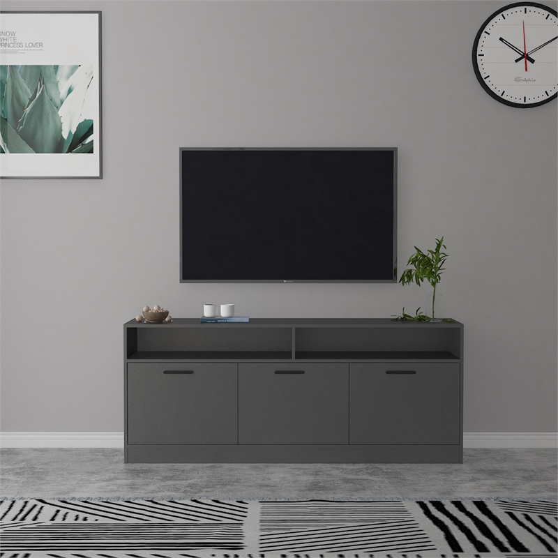 Klair Living Holland Engineered Wood TV Stand for TVs up to 63