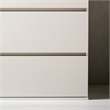 Klair Living Liv 4-Drawer Contemporary Engineered Wood Chest in White
