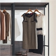 Klair Living Monica Contemporary Engineered Wood & Metal Closet in Gray/Black