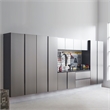 Nova Series Wood Base Drawer Wall Mounted Garage Cabinet in Metallic Gray