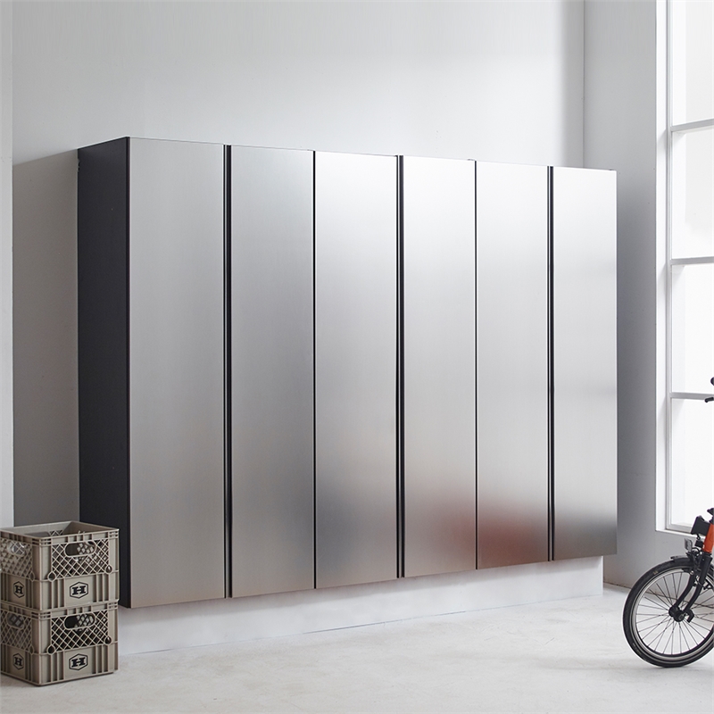 Klair Living Nova Series 3-Piece Engineered Wood Garage Cabinet Set in Gray