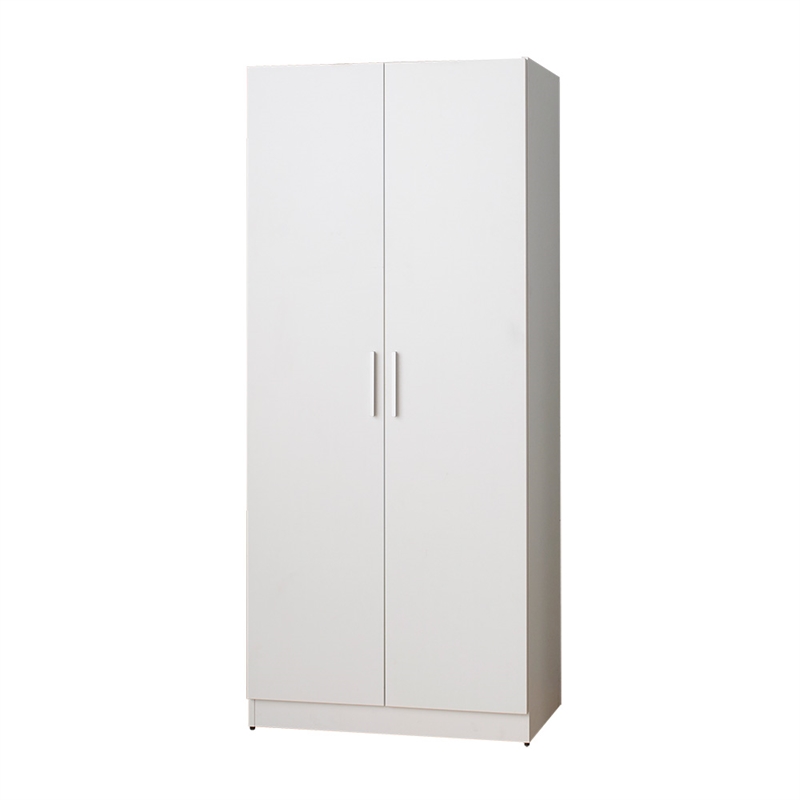 Klair Living Mia 6-Shelf Contemporary Engineered Wood Tall Shoe Cabinet in White