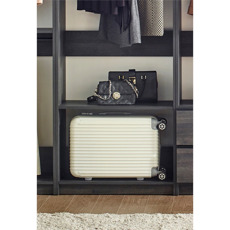 Prosper Gray Freestanding Walk in Wood Closet System