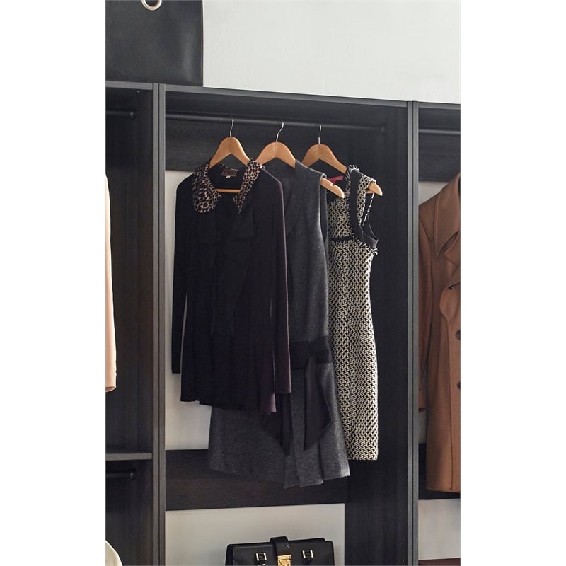 Prosper Gray Freestanding Walk in Wood Closet System