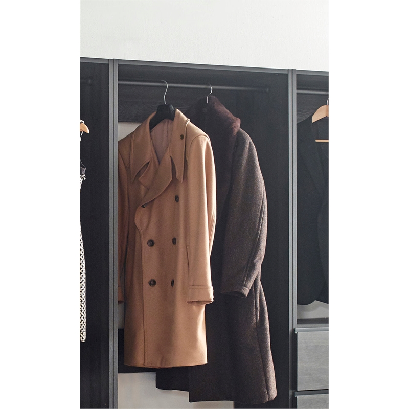 Prosper Gray Freestanding Walk in Wood Closet System