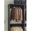 Prosper Gray Freestanding Walk in Wood Closet System