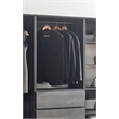 Prosper Gray Freestanding Walk in Wood Closet System