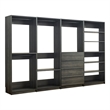Prosper Gray Freestanding Walk in Wood Closet System