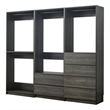 Prosper Gray Freestanding Walk in Wood Closet System