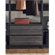 Prosper Gray Freestanding Walk in Wood Closet System