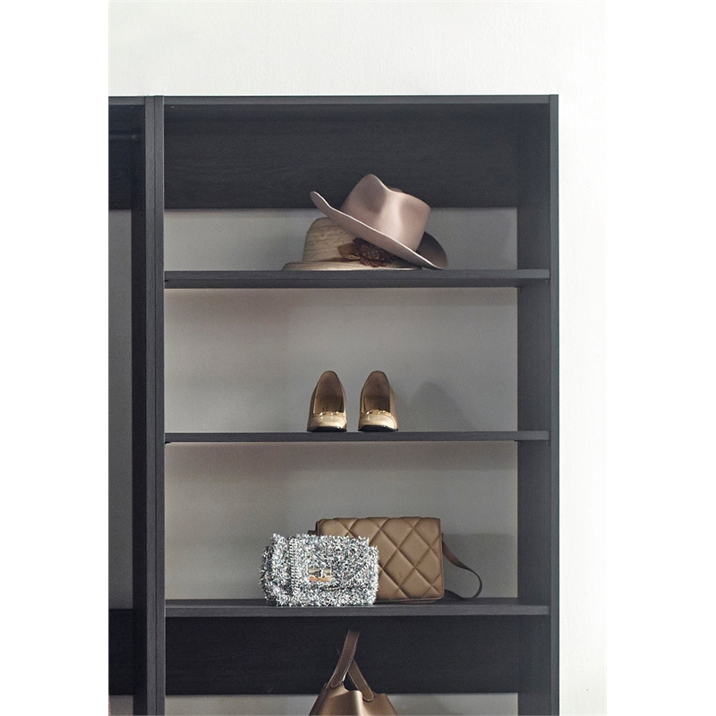 Prosper Gray Freestanding Walk in Wood Closet System
