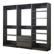 Prosper Gray Freestanding Walk in Wood Closet System