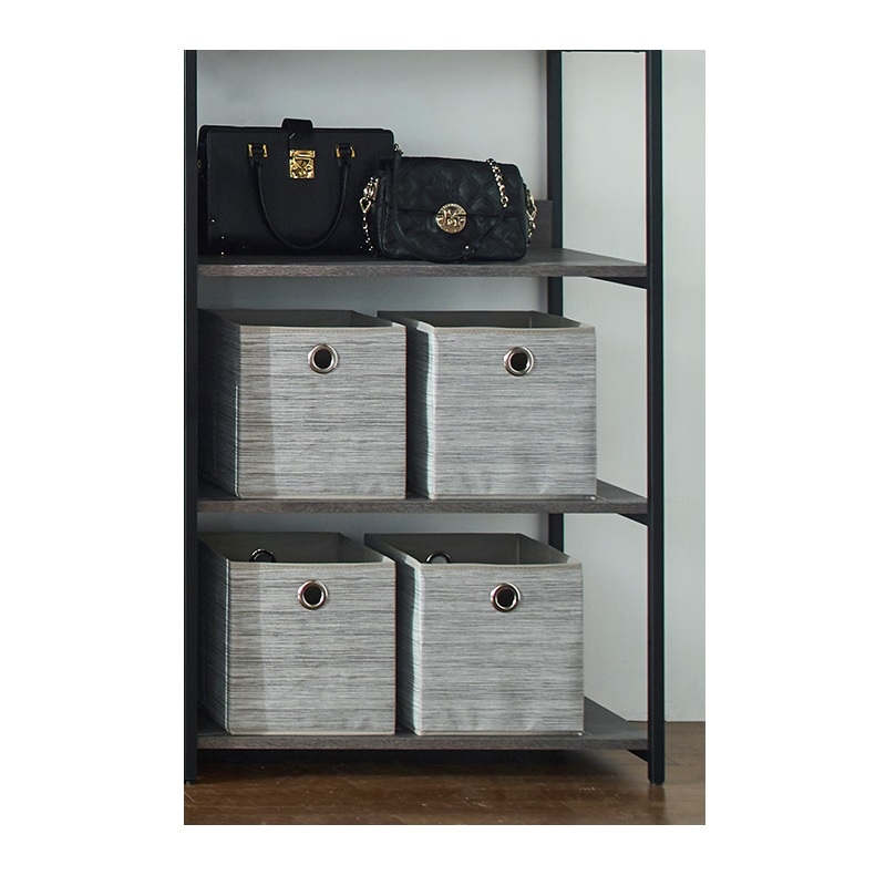 Klair Living Monica Wood Walk-in Closet System in Rustic Gray