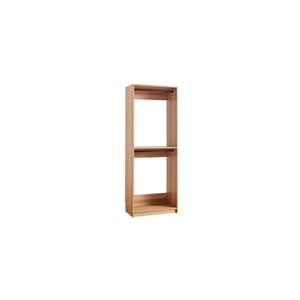 Prosper 32&quot Oak Wood Walk-in Closet with Two Rods