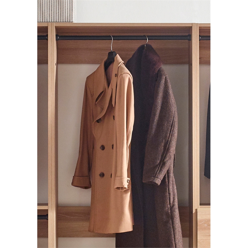 Klair Living Prosper Freestanding Walk in Wood Closet System in Oak
