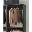 Prosper Gray Freestanding Walk in Wood Closet System