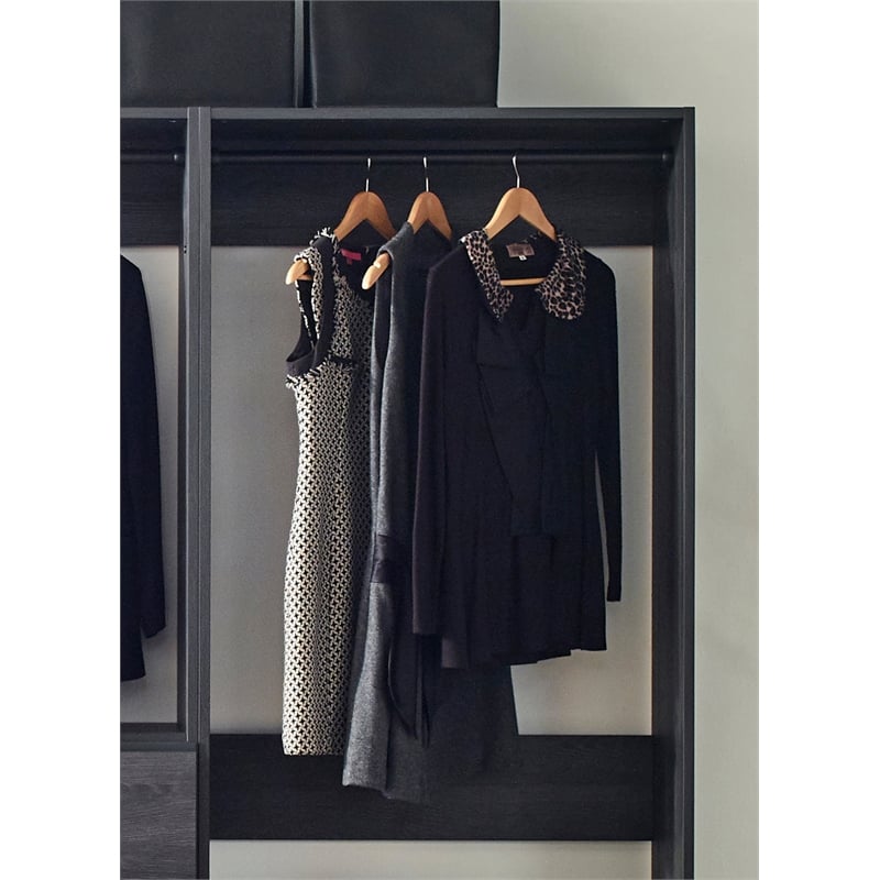 Prosper Gray Freestanding Walk in Wood Closet System