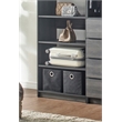 Klair Living Prosper Freestanding Walk in Wood Closet System in Dark Gray