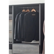 Klair Living Prosper Freestanding Walk in Wood Closet System in Dark Gray