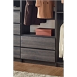 Klair Living Prosper Freestanding Walk in Wood Closet System in Dark Gray