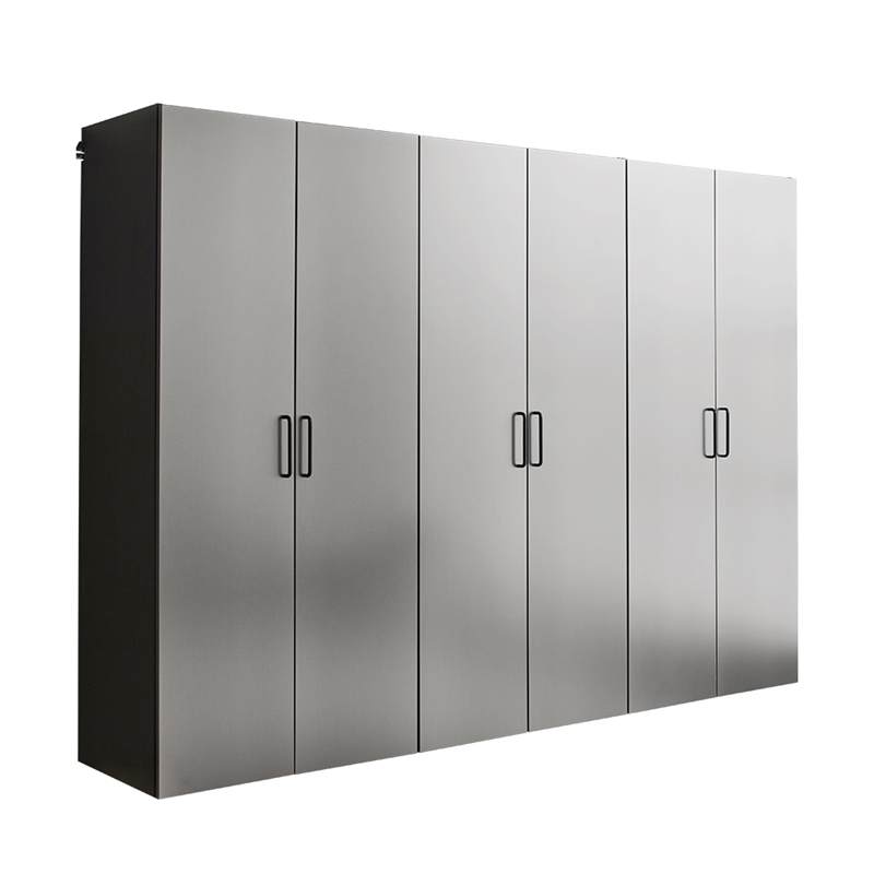 Klair Living Astro Series Garage Cabinet Set D (3-Piece) in Metallic Gray