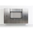 Klair Living Astro Series Metal Wall Mounted Base Door Storage Cabinet in Gray