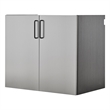 Klair Living Astro Series Metal Wall Mounted Base Door Storage Cabinet in Gray